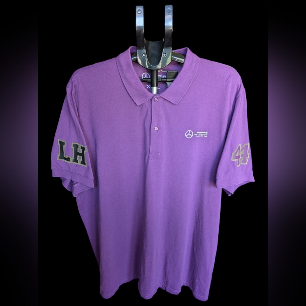 Mercedes AMG Petronas F1 Men's Lewis Hamilton Polo 3xl
